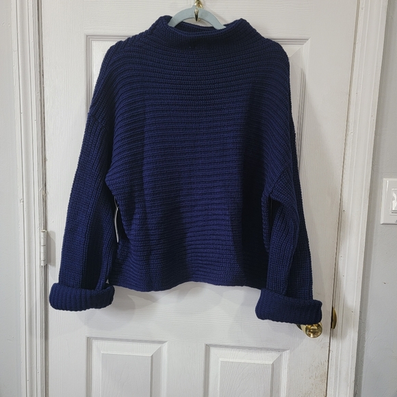 Women's Time and Tru Navy shaker XL 16-18 NEW - Picture 3 of 7